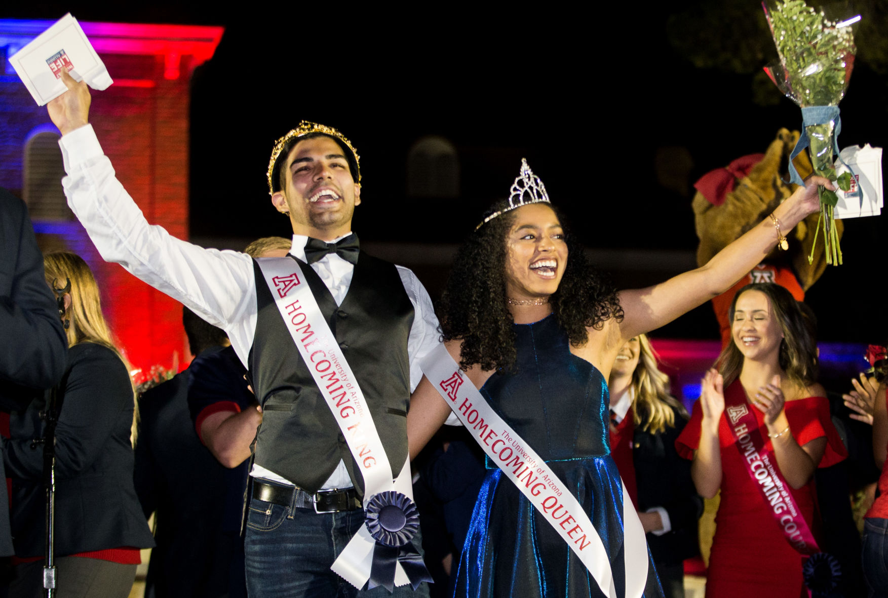 2018 Homecoming bonfire and royalty crowning